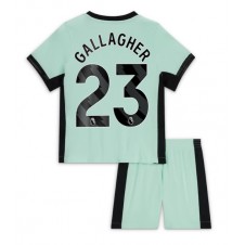 Chelsea Conor Gallagher #23 Tredjeställ Barn 2023-24 Korta ärmar (+ Korta byxor)